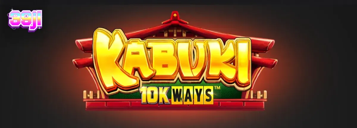 Kabuki 10k Ways slot machine interface na may temang Japanese theatre